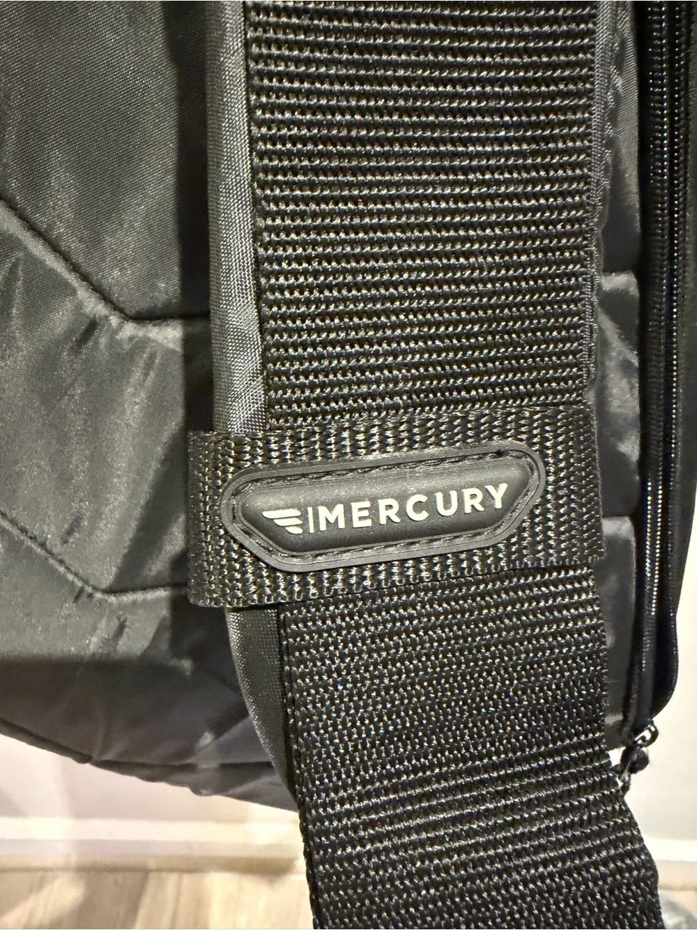 Mercury Tactical Black Sling Backpack Crossbody Shoulder Bag